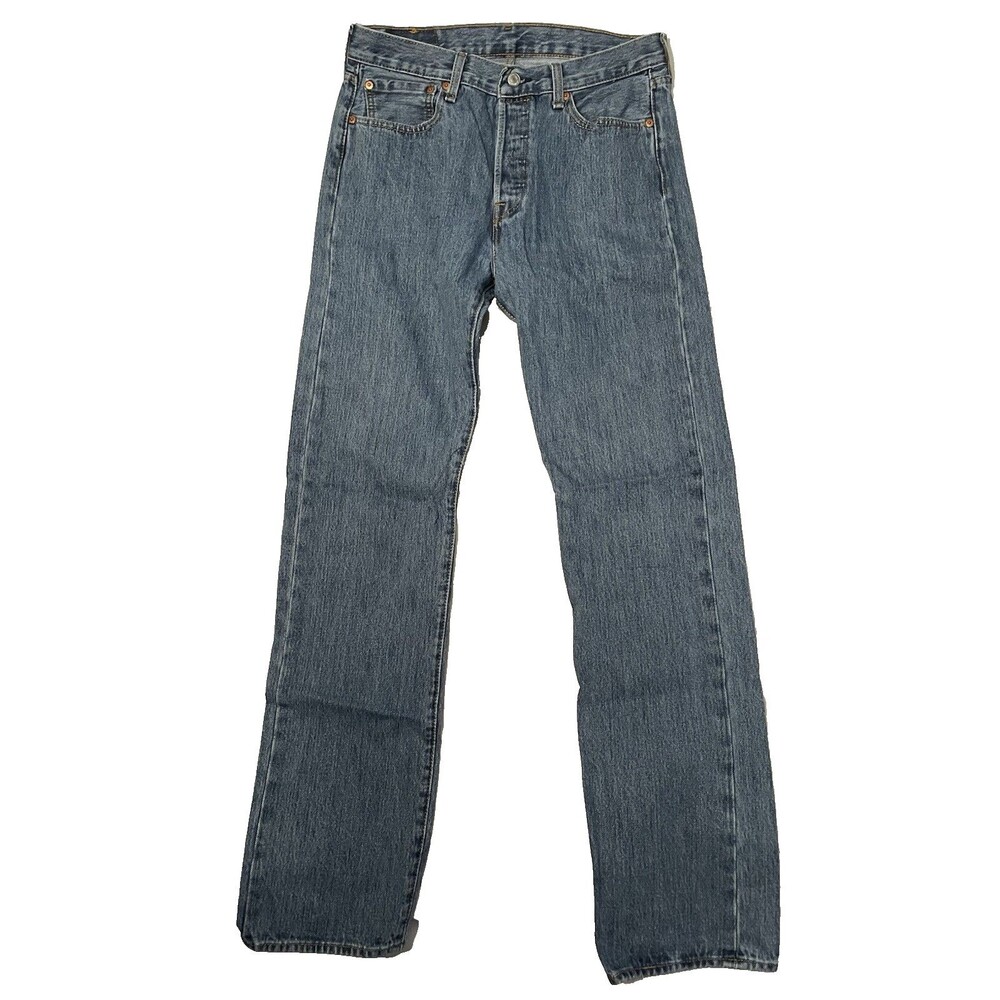 Levi’s 501 Jeans Men’s Size 32”x36” Medium Wash Button Fly Straight